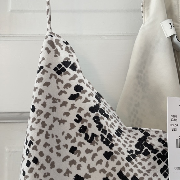 NWT J.Crew Snakeskin Scalloped Cami Top - Picture 6 of 9